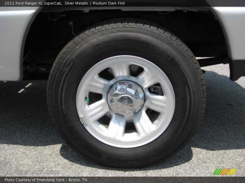 Silver Metallic / Medium Dark Flint 2011 Ford Ranger XL SuperCab