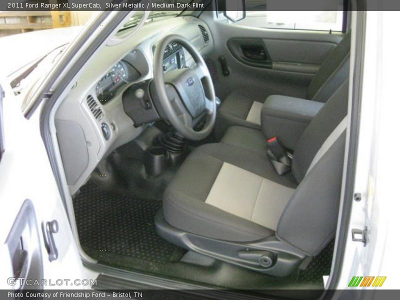 Silver Metallic / Medium Dark Flint 2011 Ford Ranger XL SuperCab