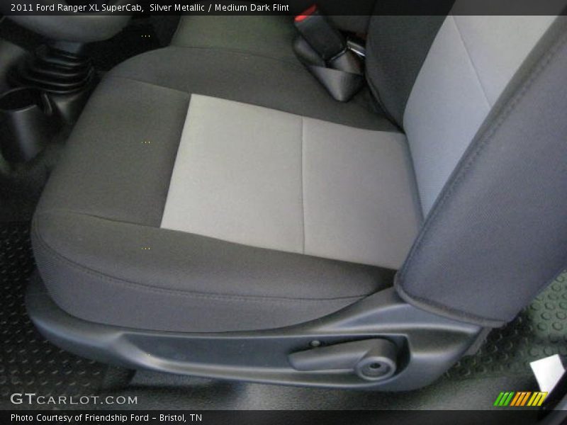 Silver Metallic / Medium Dark Flint 2011 Ford Ranger XL SuperCab