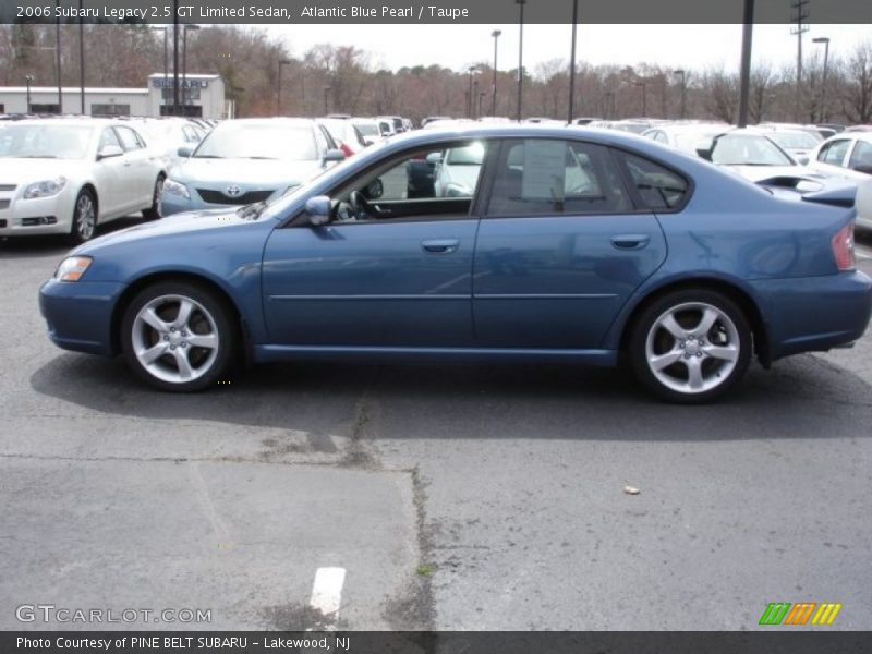 Atlantic Blue Pearl / Taupe 2006 Subaru Legacy 2.5 GT Limited Sedan