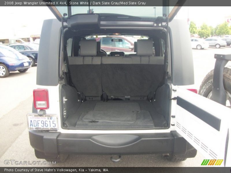 Stone White / Dark Slate Gray/Med Slate Gray 2008 Jeep Wrangler Unlimited X 4x4