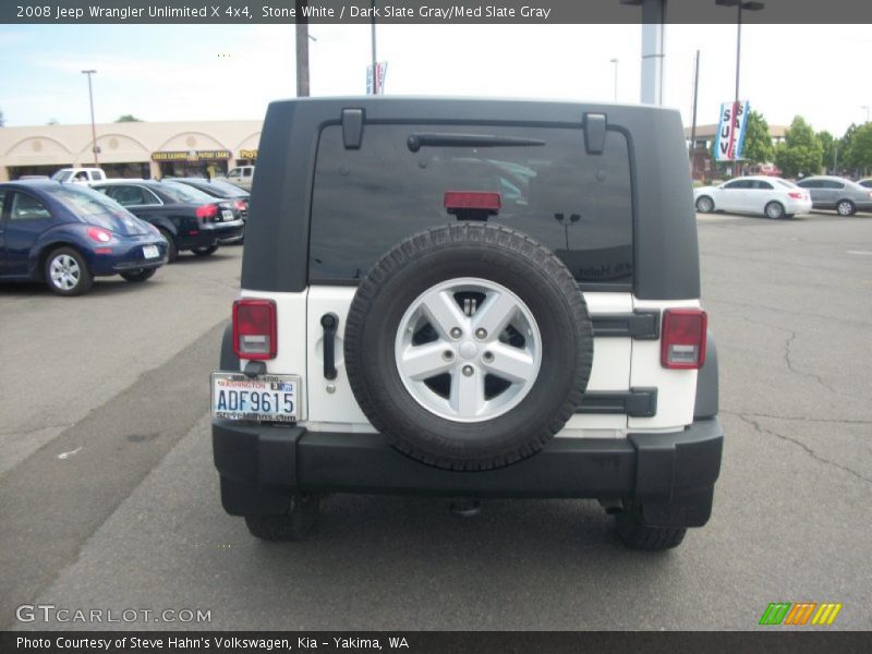 Stone White / Dark Slate Gray/Med Slate Gray 2008 Jeep Wrangler Unlimited X 4x4