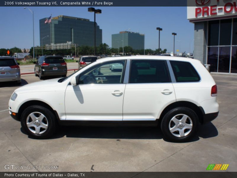 Campanella White / Pure Beige 2006 Volkswagen Touareg V6