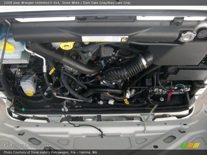 Stone White / Dark Slate Gray/Med Slate Gray 2008 Jeep Wrangler Unlimited X 4x4