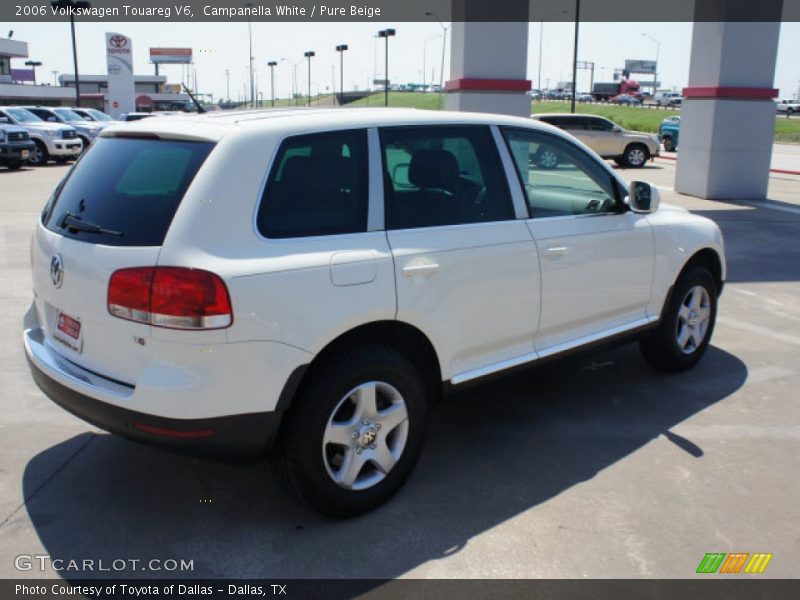 Campanella White / Pure Beige 2006 Volkswagen Touareg V6