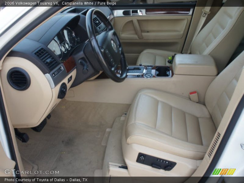 Campanella White / Pure Beige 2006 Volkswagen Touareg V6