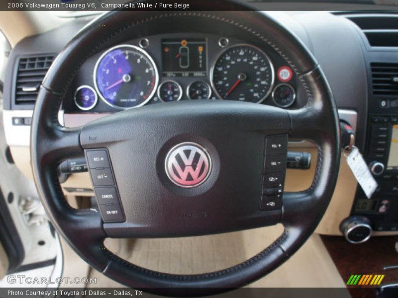 Campanella White / Pure Beige 2006 Volkswagen Touareg V6