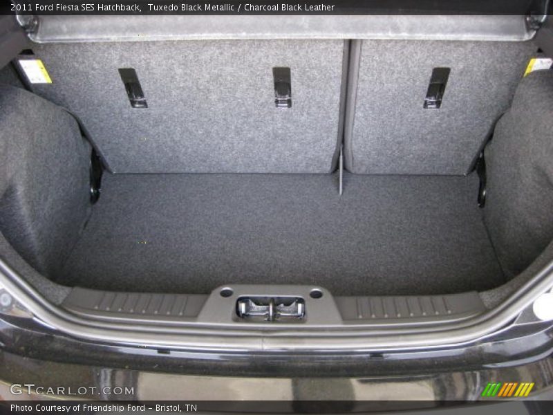 Tuxedo Black Metallic / Charcoal Black Leather 2011 Ford Fiesta SES Hatchback