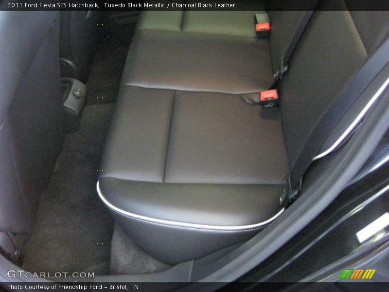Tuxedo Black Metallic / Charcoal Black Leather 2011 Ford Fiesta SES Hatchback