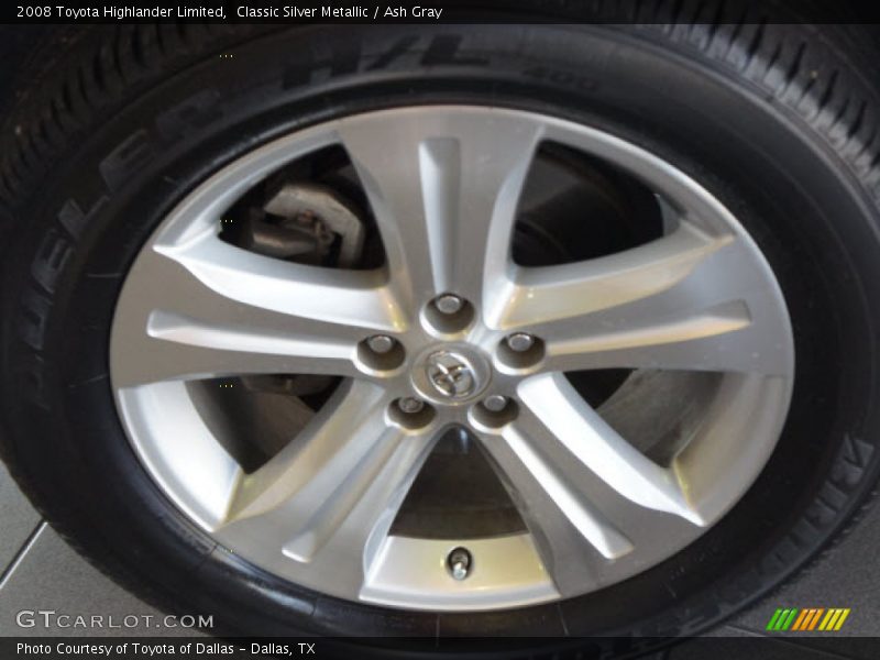 Classic Silver Metallic / Ash Gray 2008 Toyota Highlander Limited