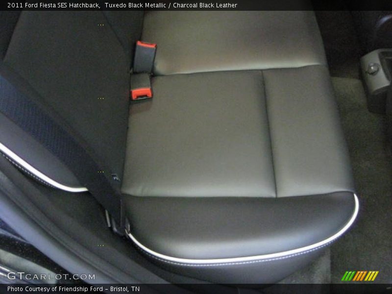 Tuxedo Black Metallic / Charcoal Black Leather 2011 Ford Fiesta SES Hatchback