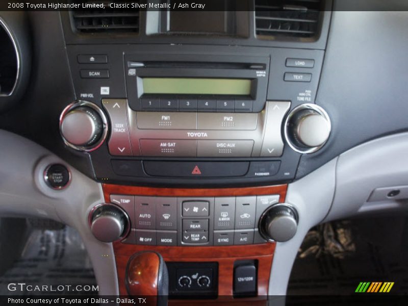Classic Silver Metallic / Ash Gray 2008 Toyota Highlander Limited