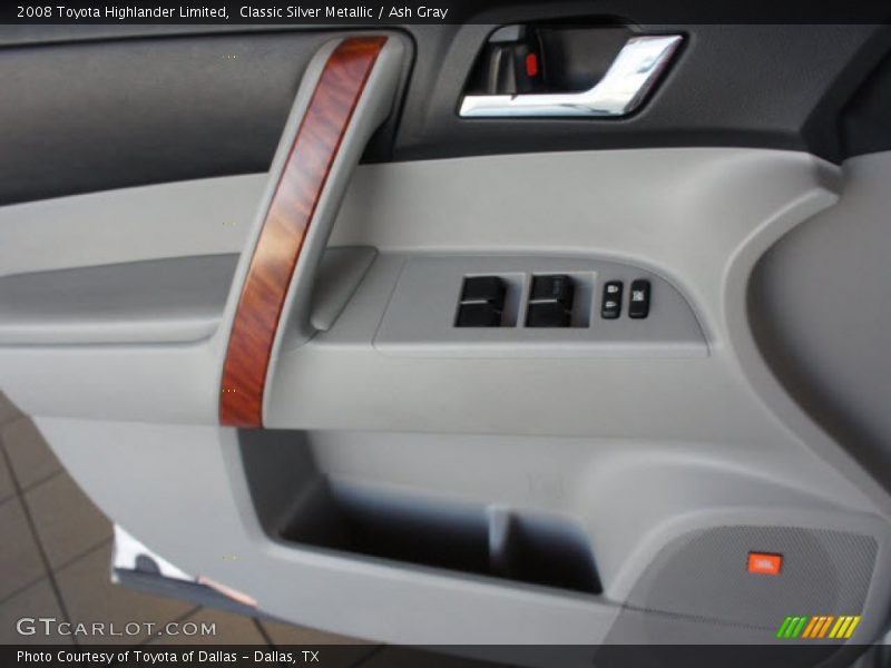 Classic Silver Metallic / Ash Gray 2008 Toyota Highlander Limited