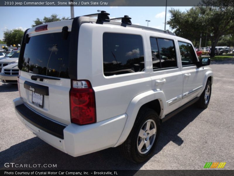 Stone White / Dark Slate Gray 2010 Jeep Commander Sport