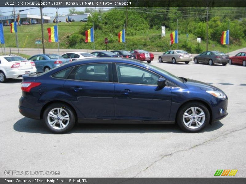 Kona Blue Metallic / Two-Tone Sport 2012 Ford Focus SE Sport Sedan