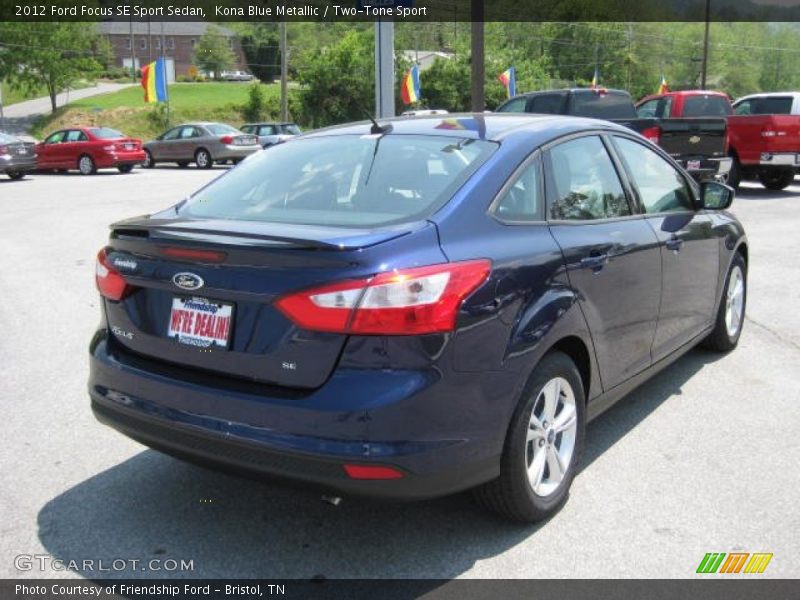 Kona Blue Metallic / Two-Tone Sport 2012 Ford Focus SE Sport Sedan