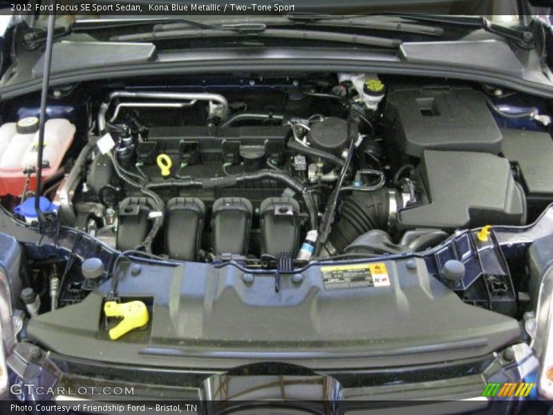 Kona Blue Metallic / Two-Tone Sport 2012 Ford Focus SE Sport Sedan