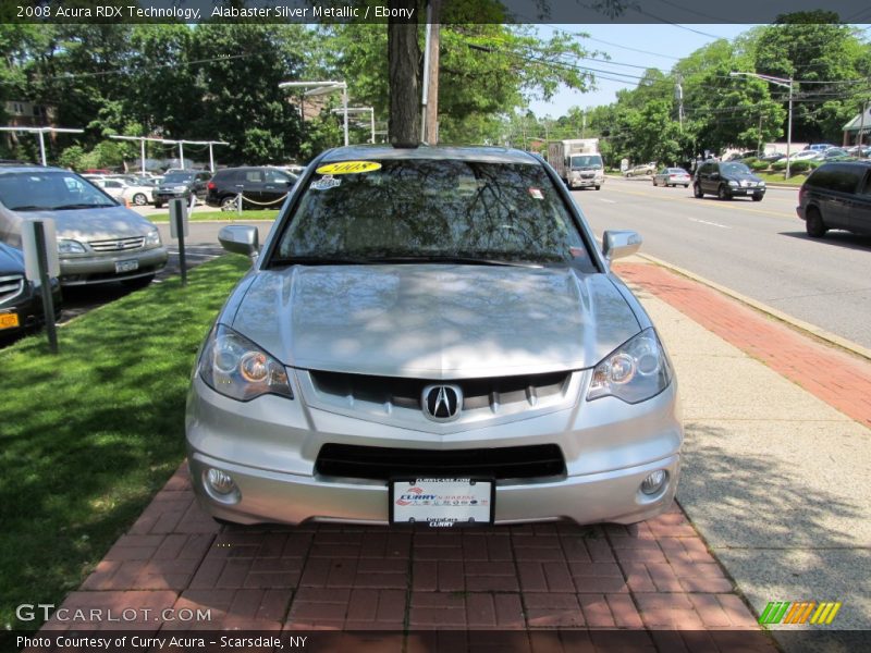 Alabaster Silver Metallic / Ebony 2008 Acura RDX Technology