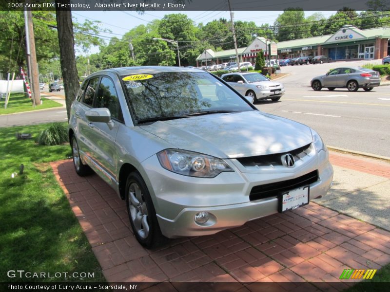 Alabaster Silver Metallic / Ebony 2008 Acura RDX Technology