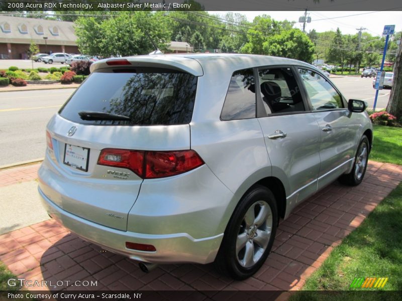 Alabaster Silver Metallic / Ebony 2008 Acura RDX Technology