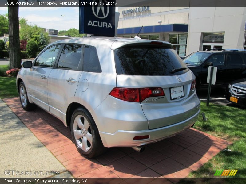 Alabaster Silver Metallic / Ebony 2008 Acura RDX Technology