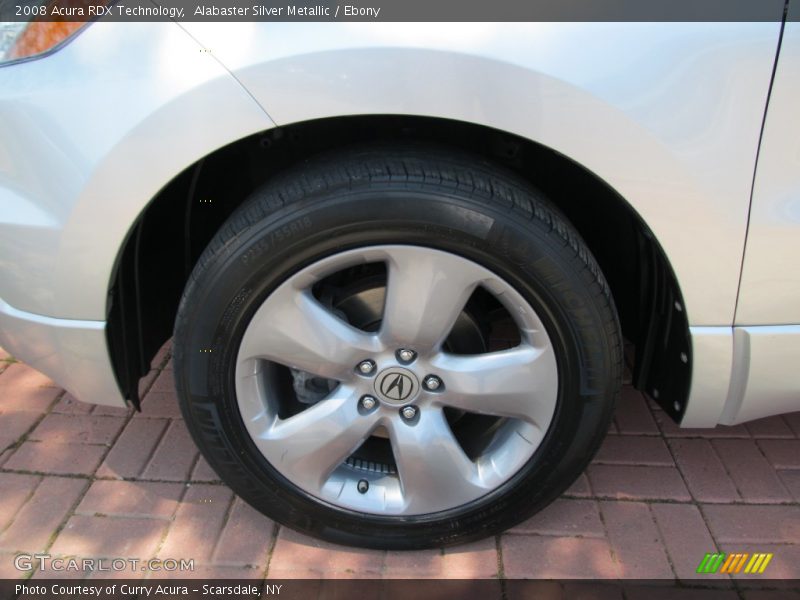 Alabaster Silver Metallic / Ebony 2008 Acura RDX Technology