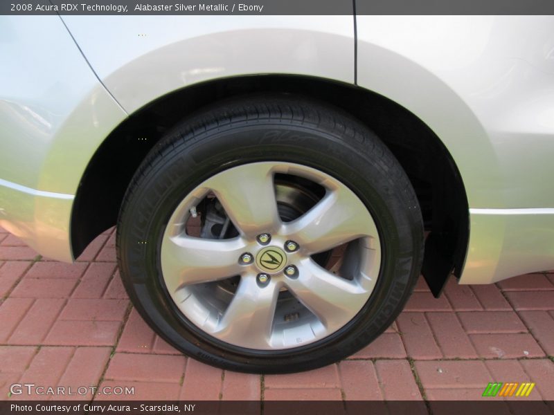 Alabaster Silver Metallic / Ebony 2008 Acura RDX Technology