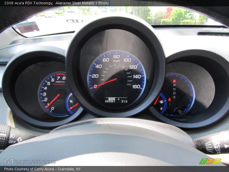 Alabaster Silver Metallic / Ebony 2008 Acura RDX Technology