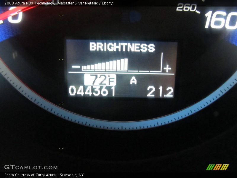 Alabaster Silver Metallic / Ebony 2008 Acura RDX Technology
