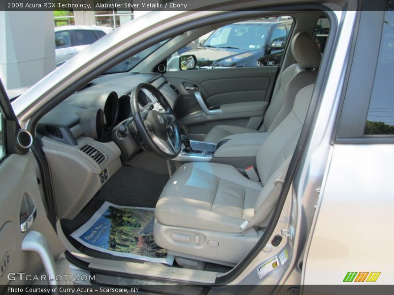 Alabaster Silver Metallic / Ebony 2008 Acura RDX Technology