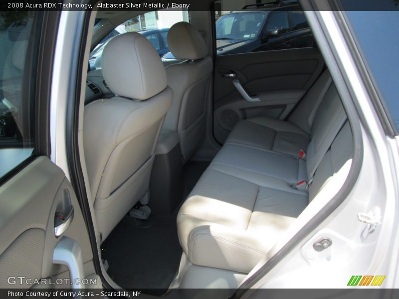 Alabaster Silver Metallic / Ebony 2008 Acura RDX Technology