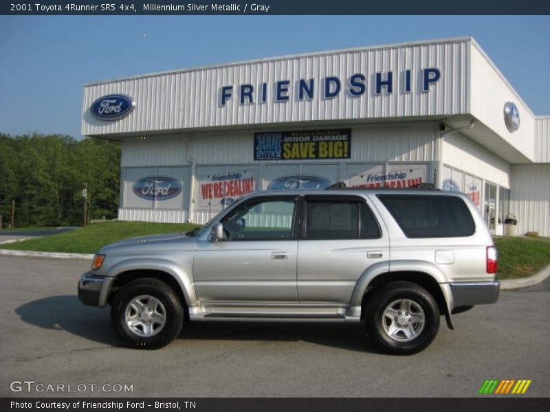 Millennium Silver Metallic / Gray 2001 Toyota 4Runner SR5 4x4