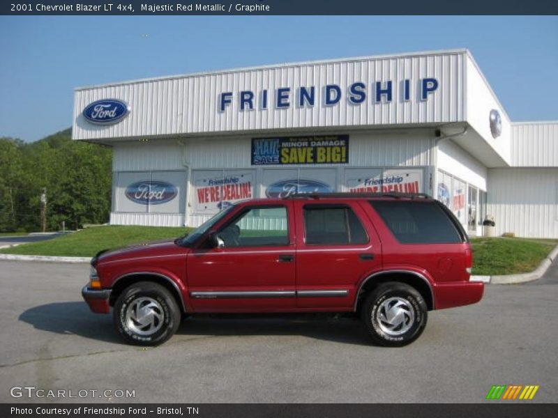 Majestic Red Metallic / Graphite 2001 Chevrolet Blazer LT 4x4