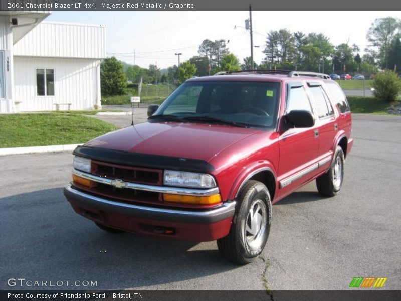 Majestic Red Metallic / Graphite 2001 Chevrolet Blazer LT 4x4