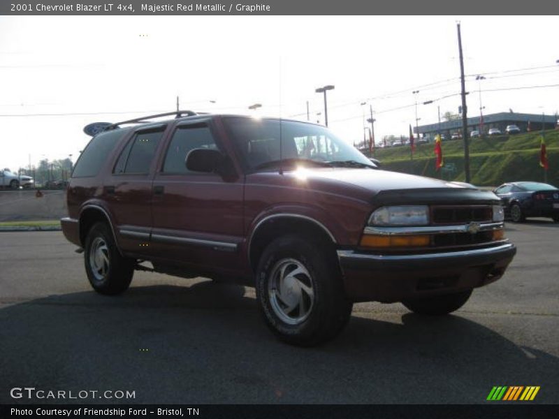 Majestic Red Metallic / Graphite 2001 Chevrolet Blazer LT 4x4