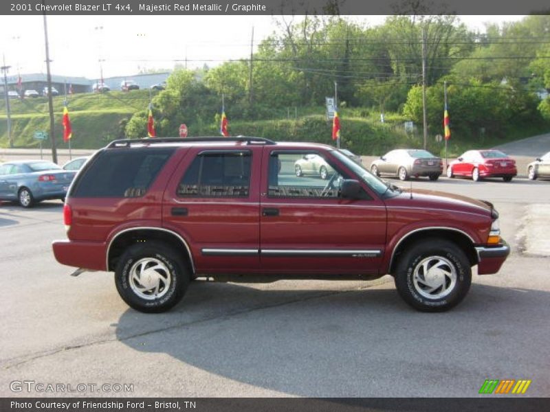 Majestic Red Metallic / Graphite 2001 Chevrolet Blazer LT 4x4