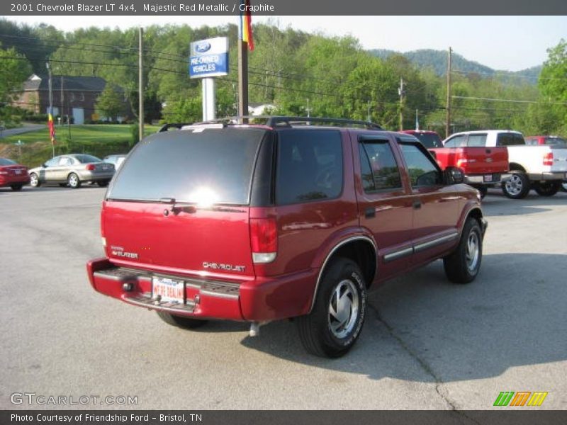 Majestic Red Metallic / Graphite 2001 Chevrolet Blazer LT 4x4