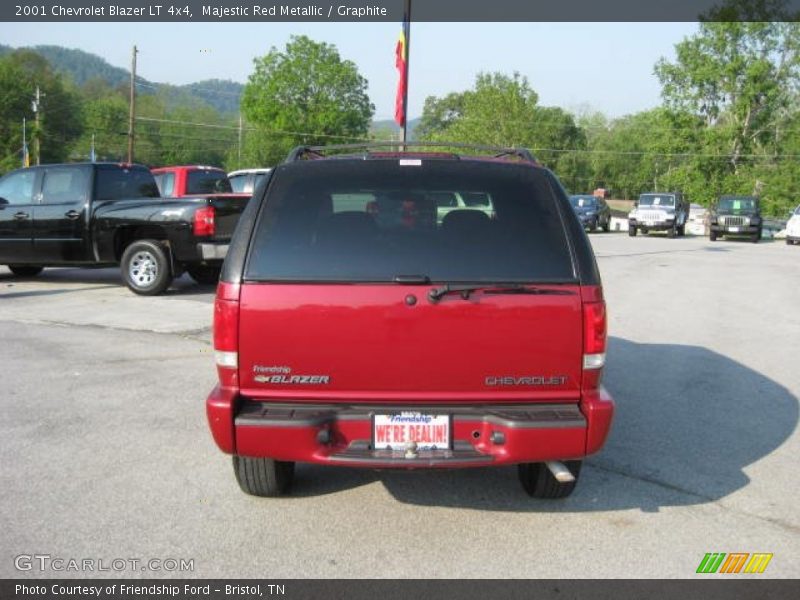 Majestic Red Metallic / Graphite 2001 Chevrolet Blazer LT 4x4