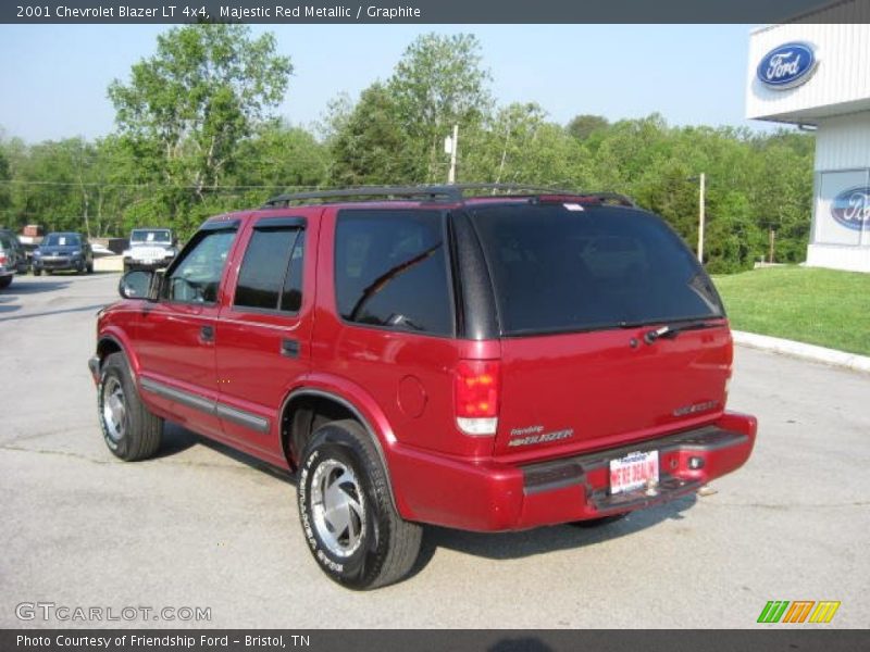 Majestic Red Metallic / Graphite 2001 Chevrolet Blazer LT 4x4