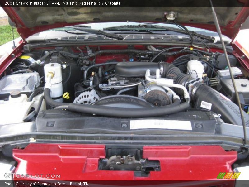 Majestic Red Metallic / Graphite 2001 Chevrolet Blazer LT 4x4