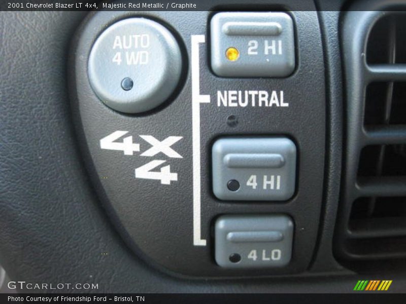 Majestic Red Metallic / Graphite 2001 Chevrolet Blazer LT 4x4