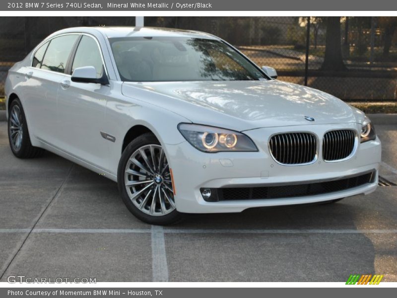 Front 3/4 View of 2012 7 Series 740Li Sedan