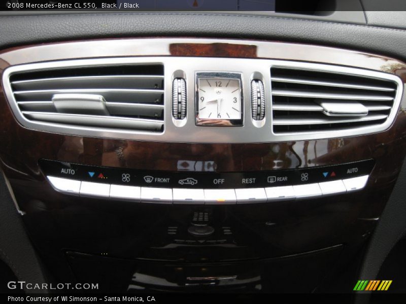 Black / Black 2008 Mercedes-Benz CL 550