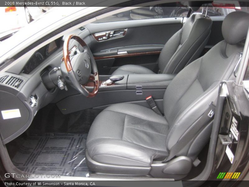 Black / Black 2008 Mercedes-Benz CL 550