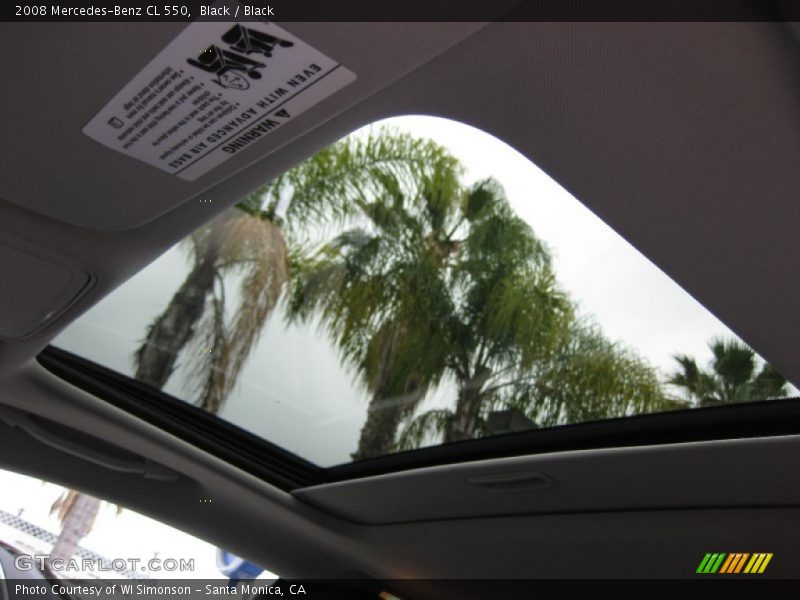 Black / Black 2008 Mercedes-Benz CL 550
