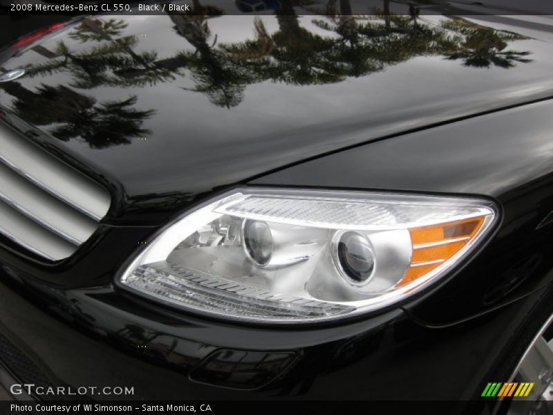 Black / Black 2008 Mercedes-Benz CL 550