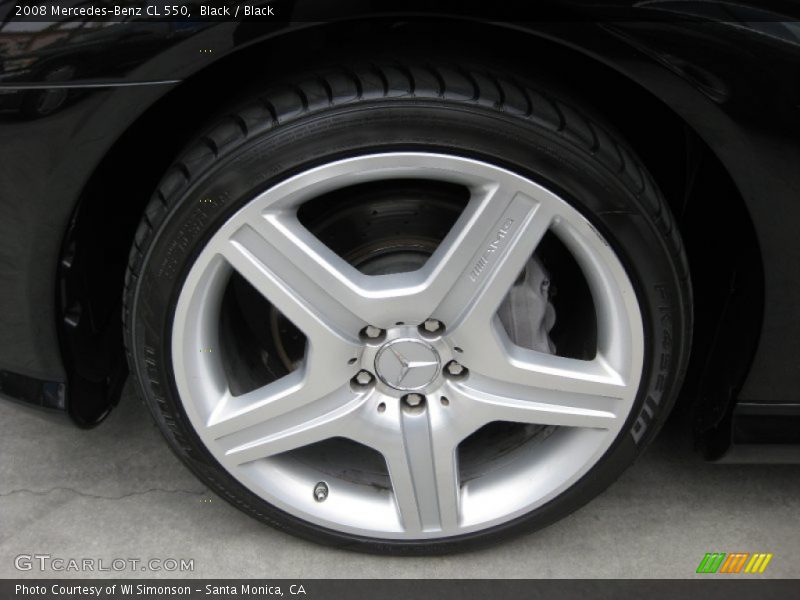 Black / Black 2008 Mercedes-Benz CL 550