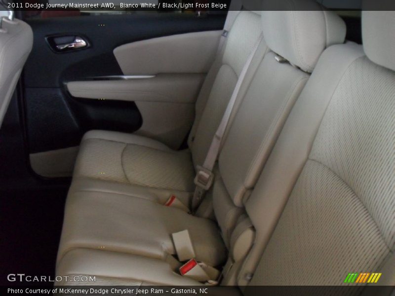 Bianco White / Black/Light Frost Beige 2011 Dodge Journey Mainstreet AWD