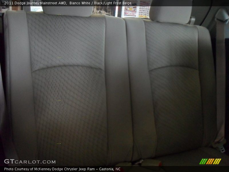 Bianco White / Black/Light Frost Beige 2011 Dodge Journey Mainstreet AWD