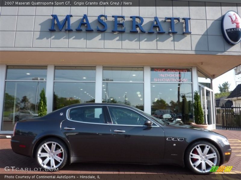 Grigio Granito (Dark Grey) / Nero 2007 Maserati Quattroporte Sport GT
